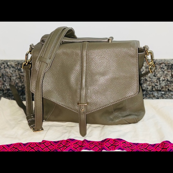 Tory Burch Leather Pebbled Crossbody Satchel Large - Picture 8 of 8